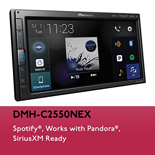 Pioneer DMH-C2550NEX Digital Multimedia Receiver With Wired Apple CarPlay and Android Auto, 6.8 Pioneer DMH-C2550NEX Digital Multimedia Receiver With Wired Apple CarPlay and Android Auto, 6.8